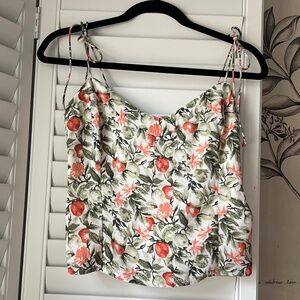 Abercrombie & Fitch Citrus Print Blouse - size Medium
